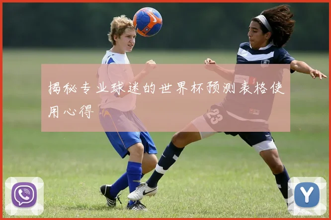 揭秘专业球迷的世界杯预测表格使用心得