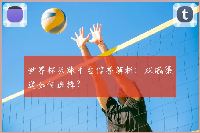 世界杯买球平台信誉解析:权威渠道如何选择?