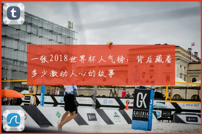 一张2018世界杯人气榜,背后藏着多少激动人心的故事